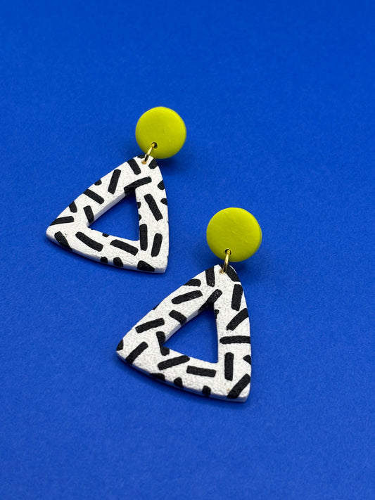 Confettis Noir et Blanc triangle