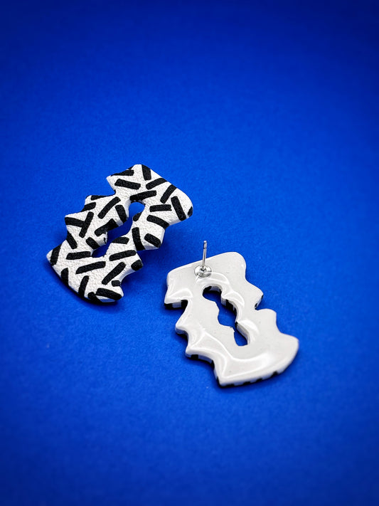 Confettis Noir et Blanc stud