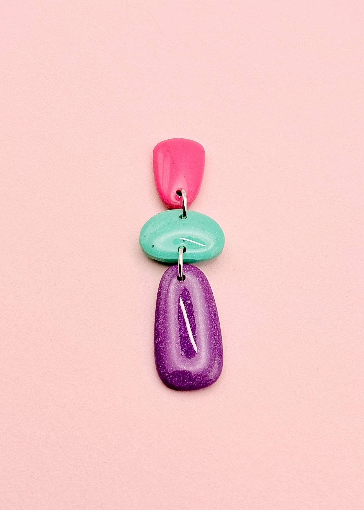 Orla rose turquoise et mauve