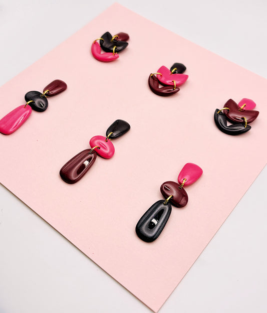 Orla Noir Irisé, Rose et Marron Irisé