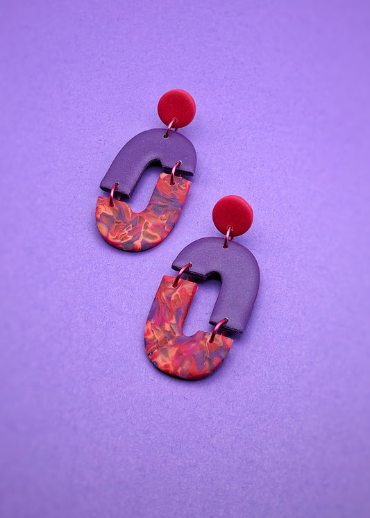 Pendantes 3 Couleurs Magenta Pop