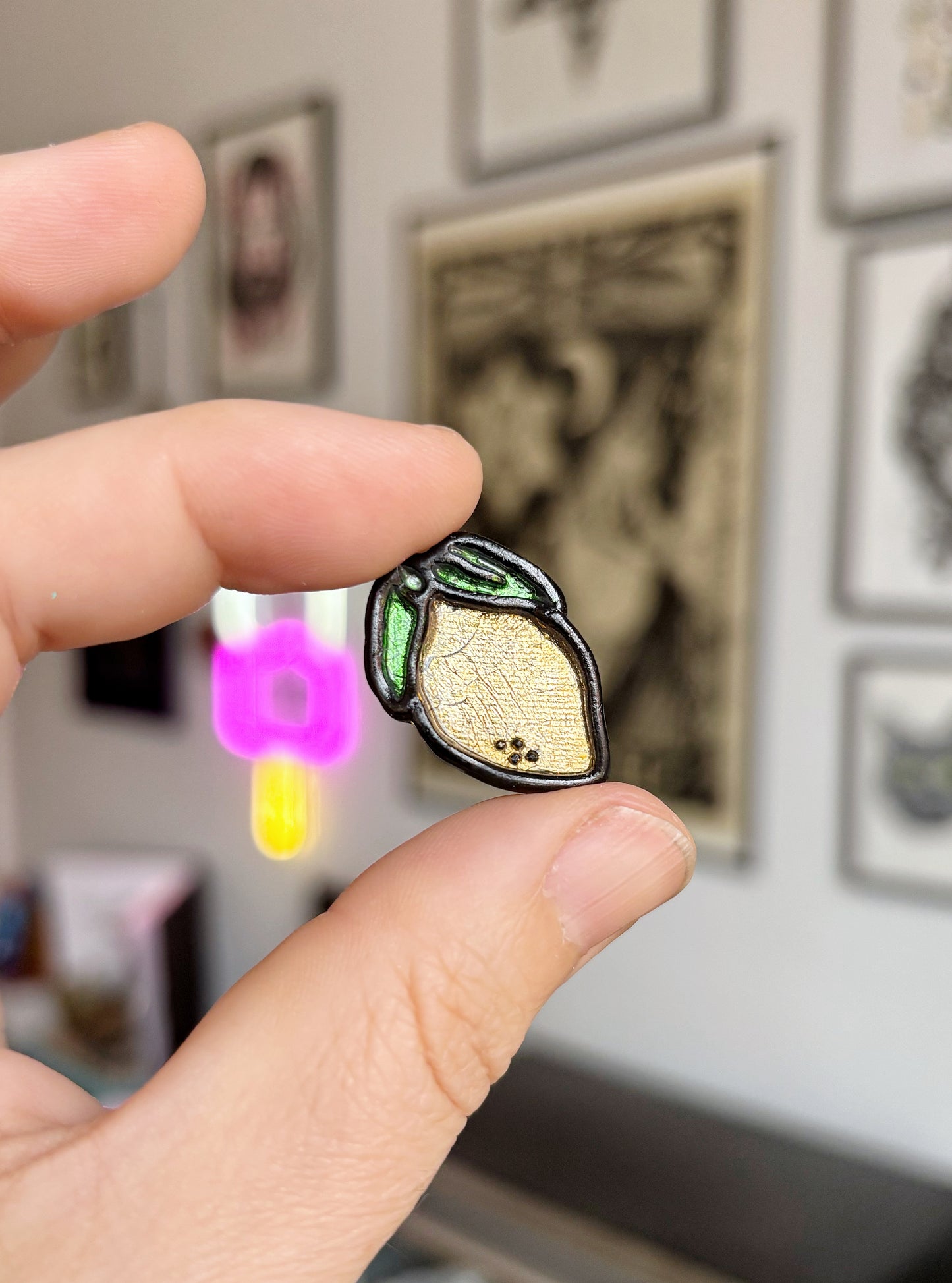 Broche ou Aimant Fruits