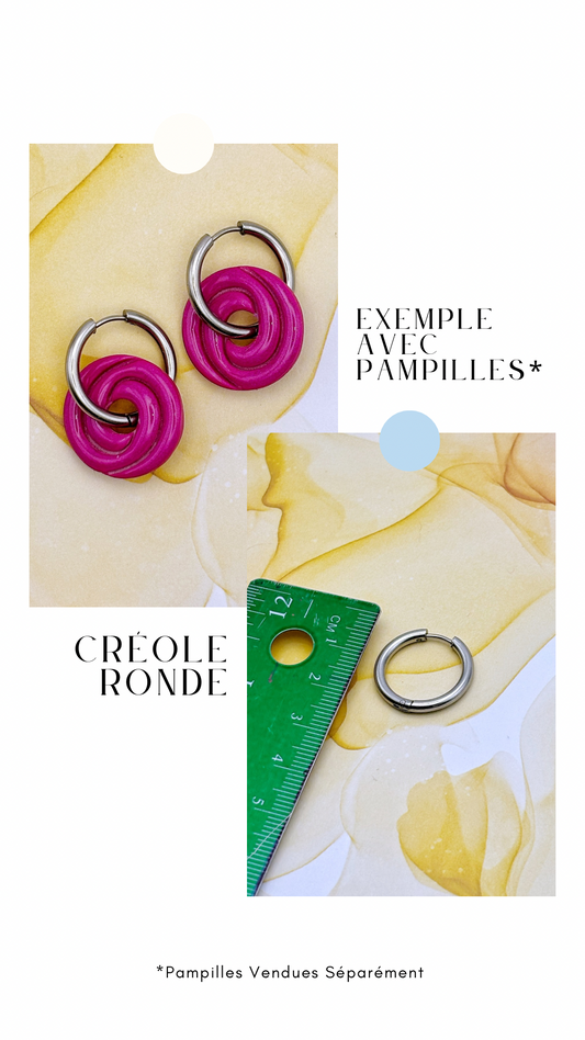 Duo Les Interchangeables Créoles + Pampilles Rondes