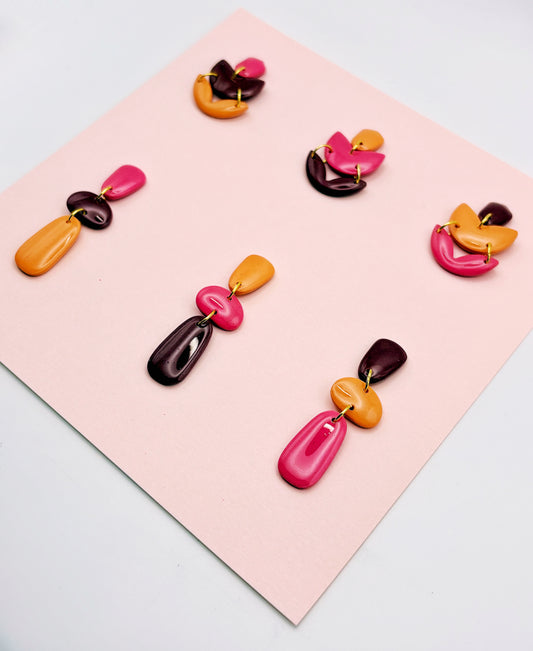 Orla Orange, Rose et Marron Irisé