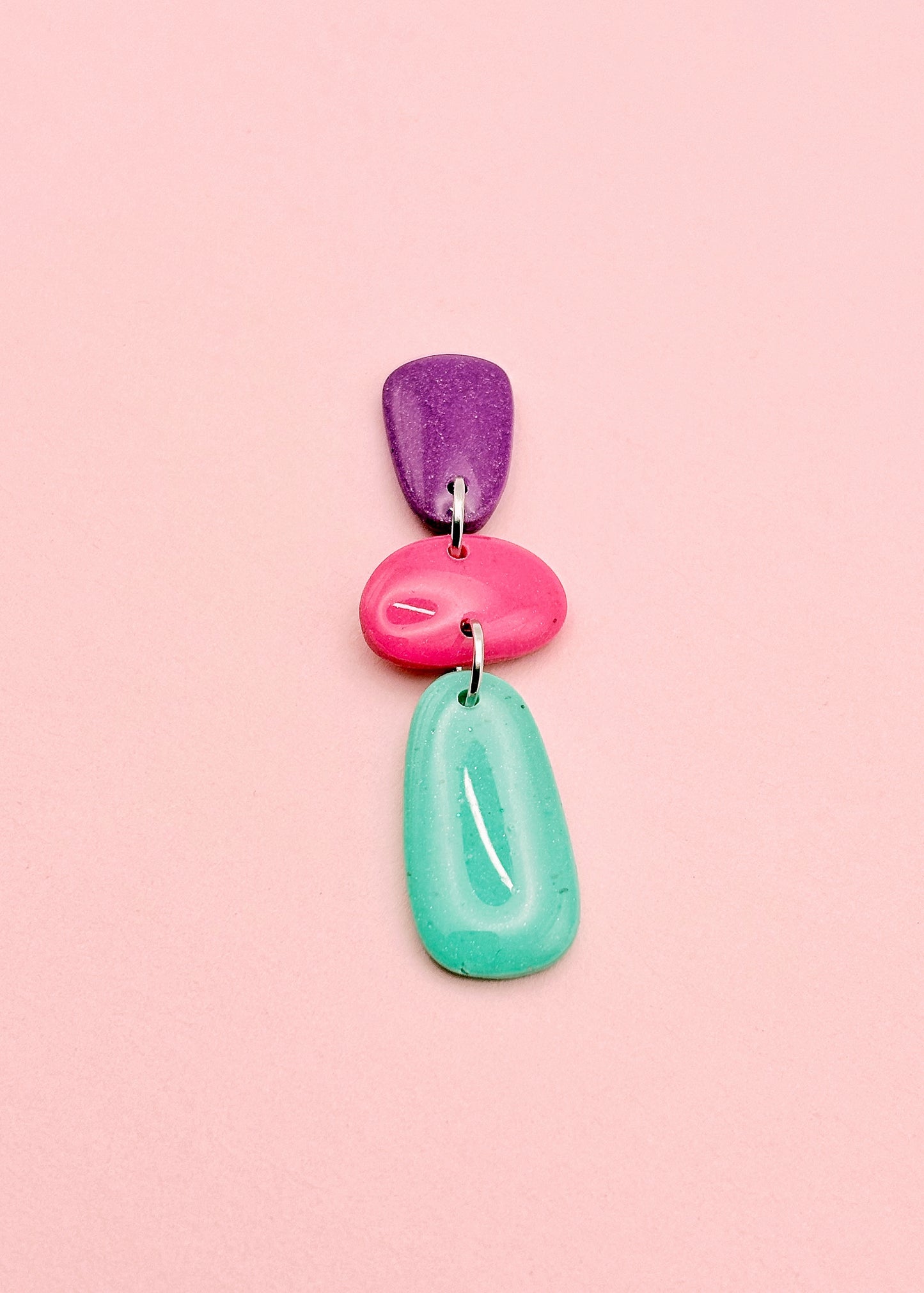 Orla rose turquoise et mauve