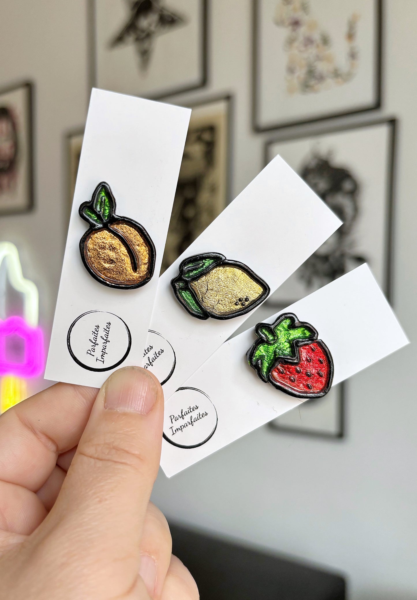 Broche ou Aimant Fruits