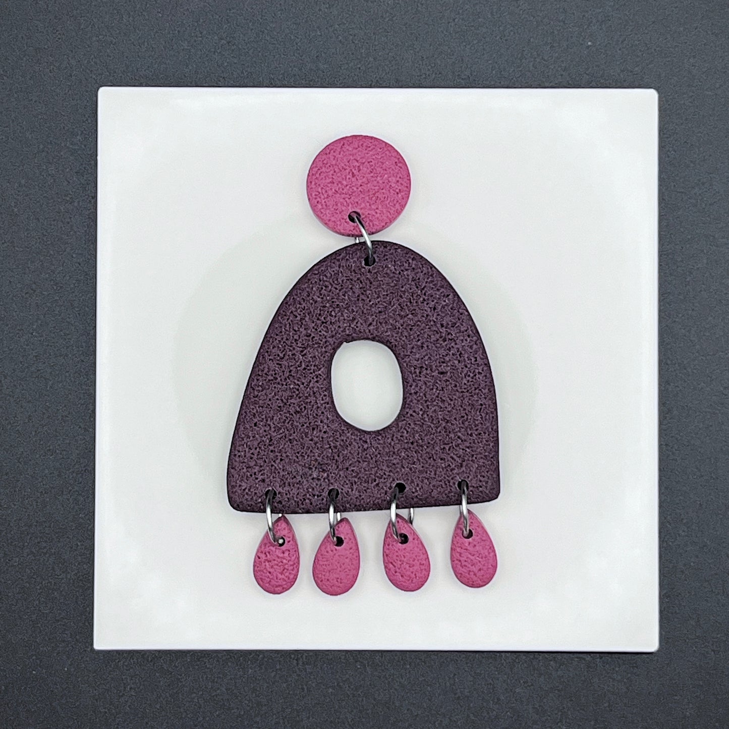 Automne Rose et Aubergine
